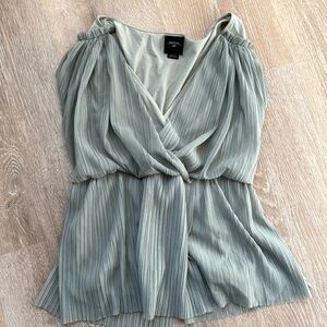 Anthropologie Deletta Sage Green blouse small